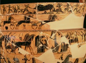 A Francois váza, Ergotimos készítette alkotó: Kleitias